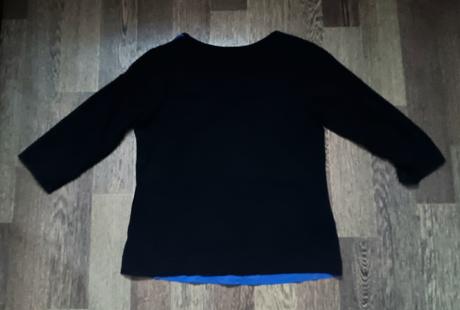 Modro-čierne tričko, m