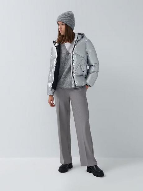 Lesklá páperová bunda, house,s