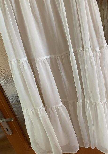 Šifónové volánové šaty h&m conscious v. 42, h&m,42