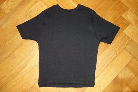 Čierny crop top xs, xs