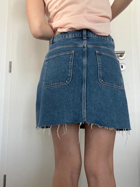 Rifľová sukňa zn. zara, zara,s