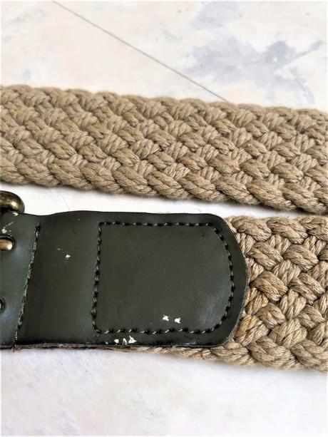 Naturálny jutový opasok,