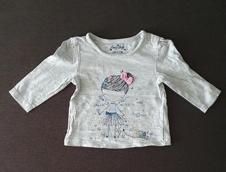 Tričko s dlhým rukávom,veľ. 68. 1kus/1e, 68