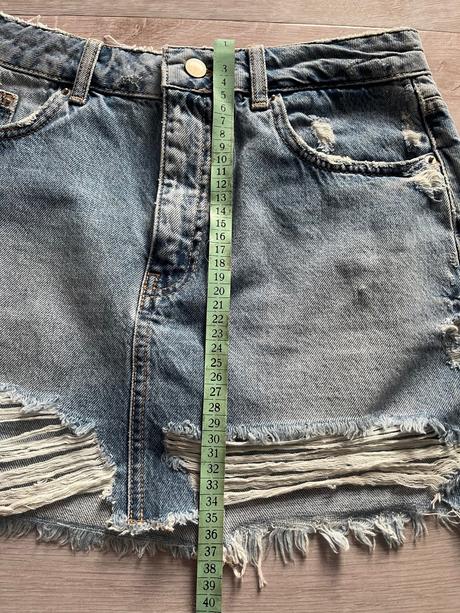 Sukňa pull&beardenim s., pull&bear,s