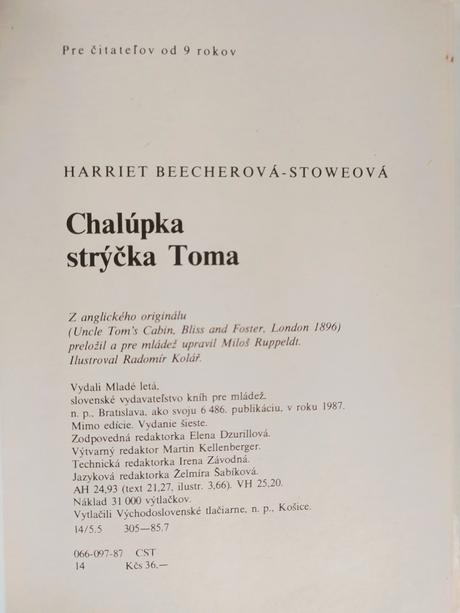 Chalúpka strýčka toma (1987), 