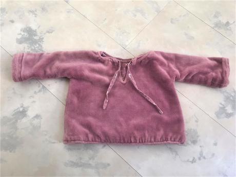 Zamatové oblečenie na veľkú bábiku, 