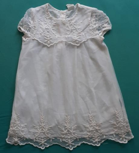 Biele vysivane satky, h&m,92