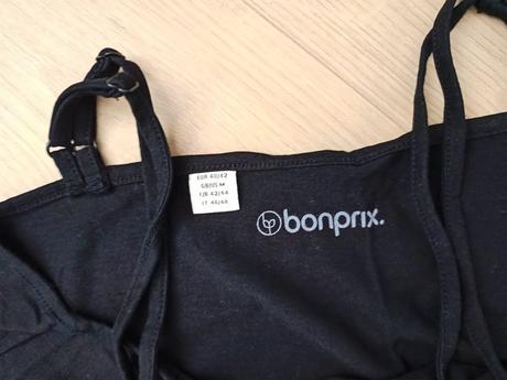 Čierna nočná košela 40/42 - nová, bonprix,40