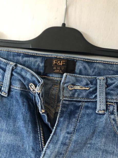 Obtiahnuté modré džínsy/ obtiahnuté rifle, f&f,xs