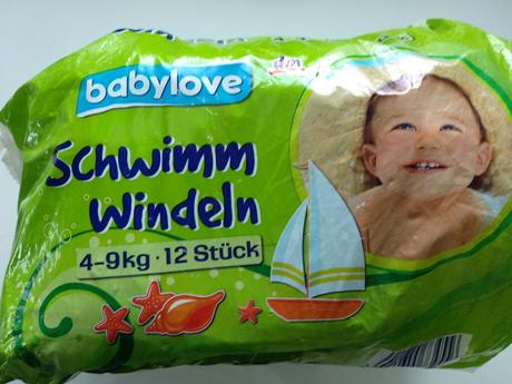 Plienky na plávanie do vody, babylove,4 kg - 9 kg