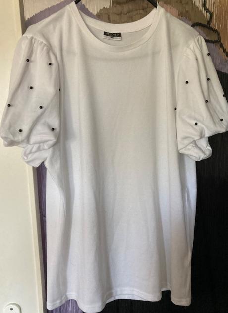 Krásne tričko/svetrík beloved na rukáve s korálkam, xxl