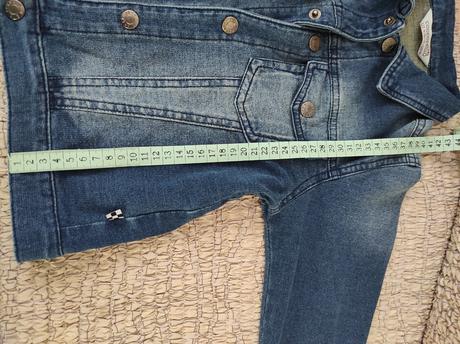 Predám chlap. rifľovú bundu s dlhým rukáv. veľ.122, coccodrillo,122