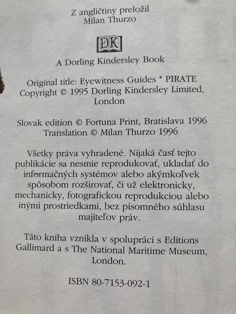 Piráti (1996) vidieť, spoznať, vedieť, 