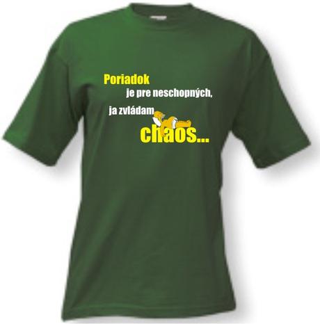 Tričko - chaos, l - xxxl