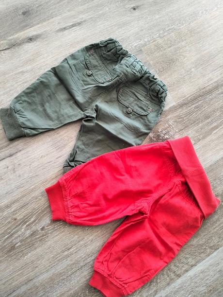 Tenšie nohavice 68, h&m,68