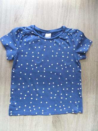 Bodkované tričko 110/116, palomino,110