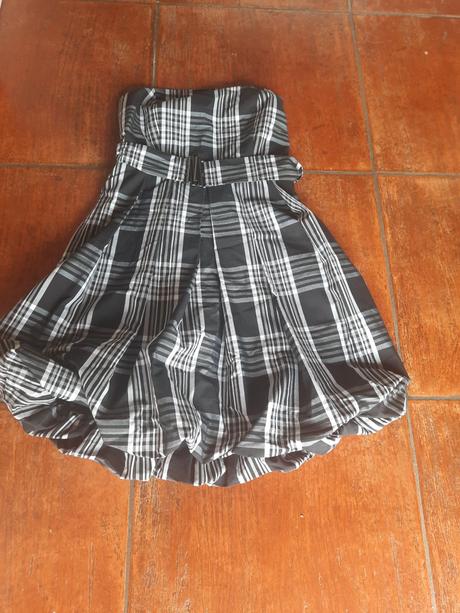 Kockované letné šary bez ramienok, only,m