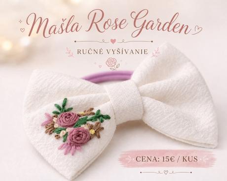 Rôzne vyšívané mašle - pozri celý inzerát, 