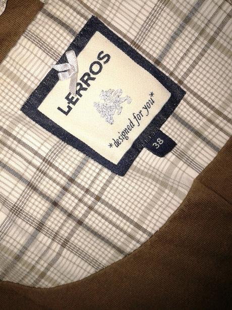Luxusná krémovo hnedá bundička lerros veľ. 38, 38