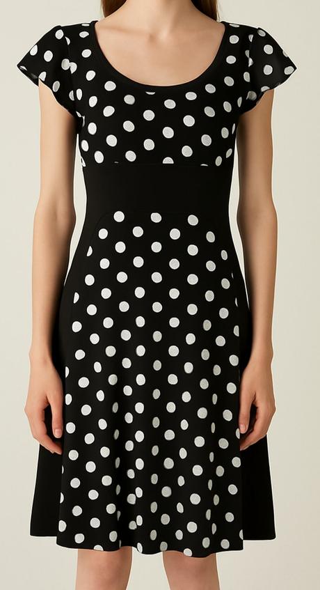 Bodkované šaty jersey, 42