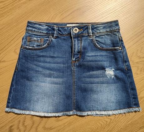 Riflová suknička zara, zara,122