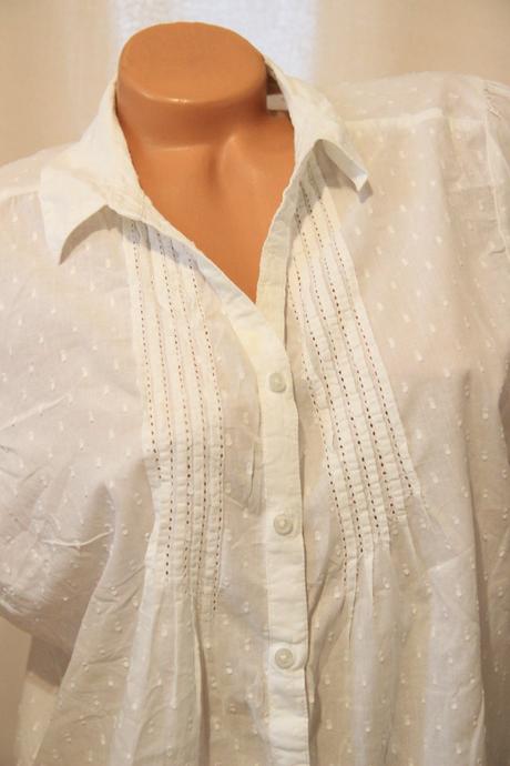 Biela bavlnená košeľa, xxl, xxl