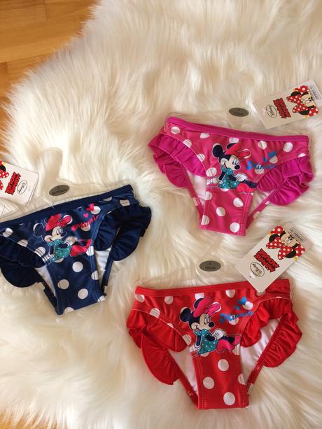 Dievčenské 1-dielne plavky minnie mouse., disney,116 / 122
