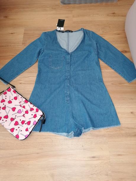 Zara designovy dzinsovy overal, zara,m