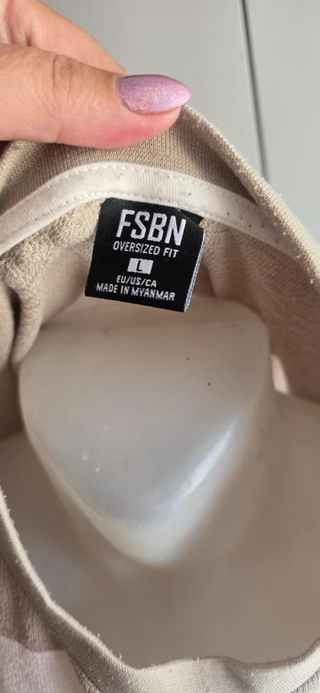 Tricko pásikave oversized, fishbone,l