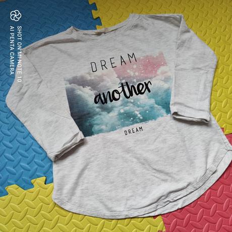 Hrubšie tričko resp. tenšia mikina 10-12r, h&m,146