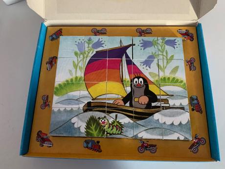 Drevene kocky krtko,