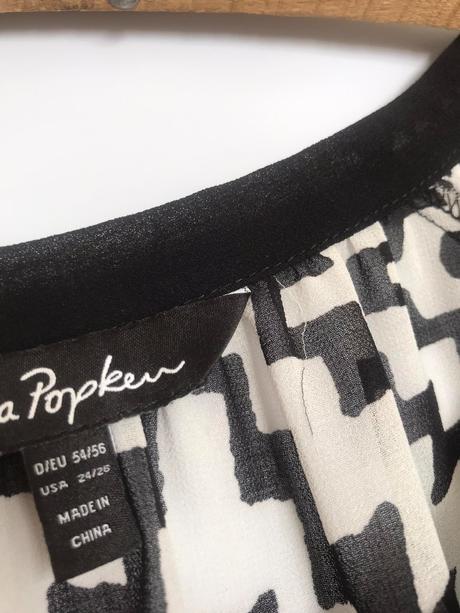 Blúzka s geometrickým vzorom, 4xl