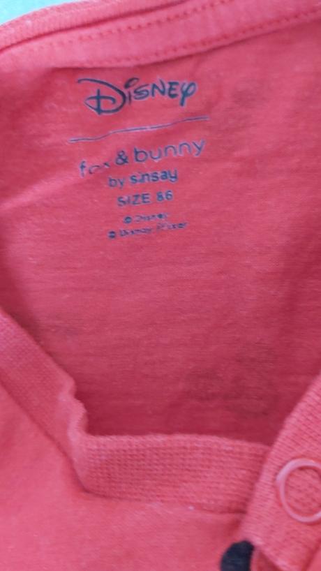 Overal bez nožičiek/pyžamko mickey mouse 86, disney,86