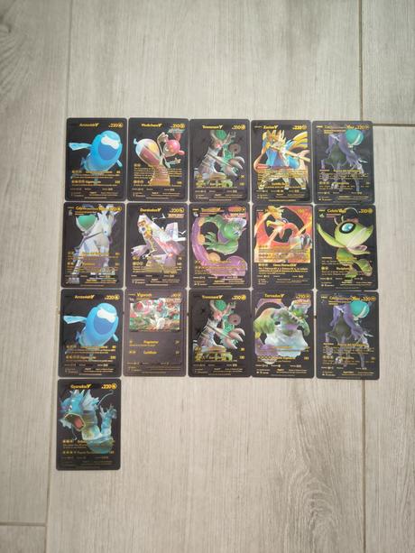 Čierne pokémon karty,