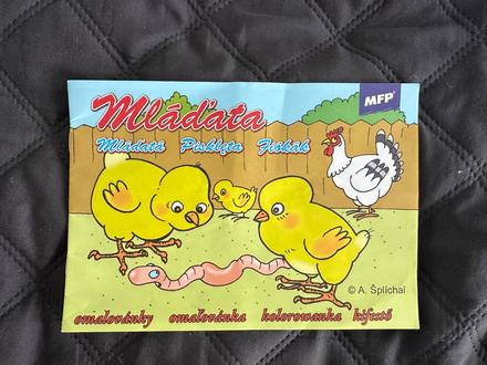 Omaľovánka mláďatká, 