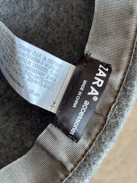 Zara čiapka s ušami 56cm, zara,56