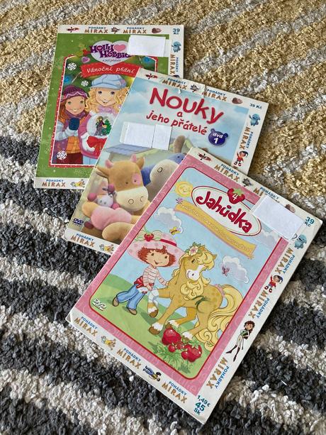 Dvd pohádky mirax 3 ks, 