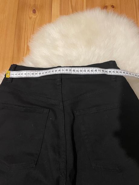 Cierne rifle s vysokym pasom, h&m,38