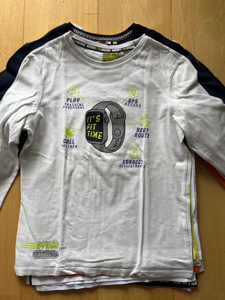 10 ks bavlnene znackove tricka s dlhym rukavom, original marines,158