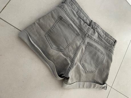 Rifľové šortky 34, h&m,xs