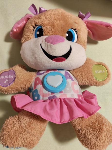 Hovoriaci psik fisher-price,