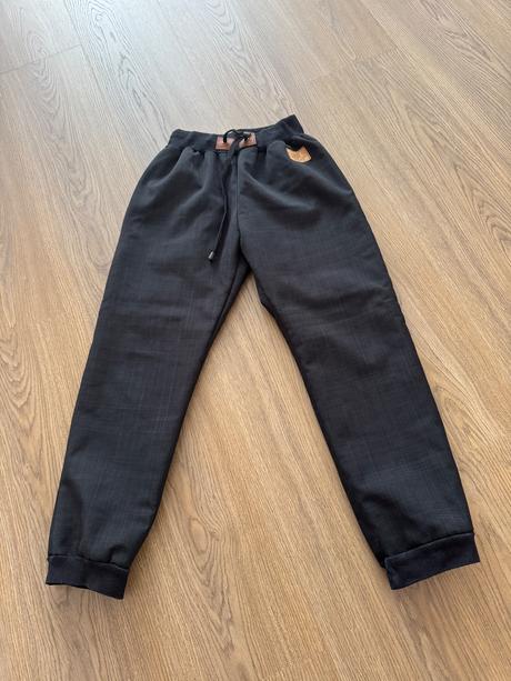 Softshelové zateplené nohavice, 134