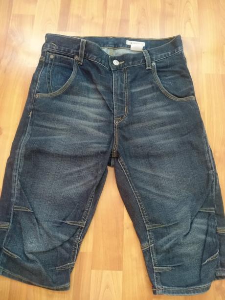 Riflové kraťasy, h&m,152