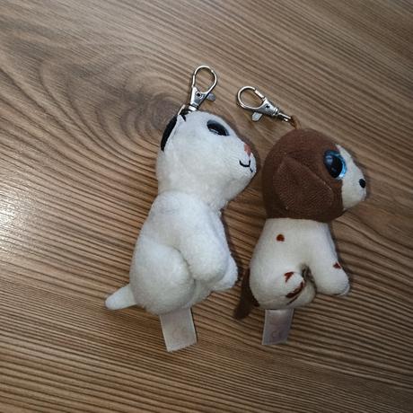 Plyšové kľúčenky ty beanie boos (psík a mačička),