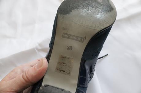 Talianske kožené topánky, 38