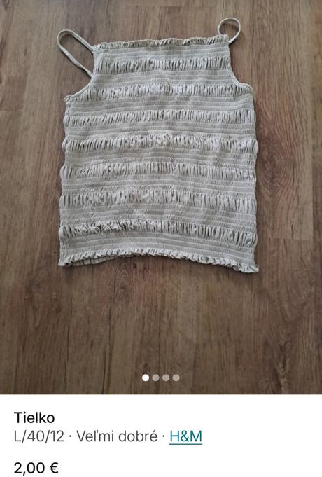 Tričko h&m, h&m,l