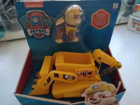 Buldozér s figúrkou rubbla, 