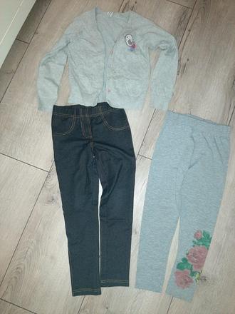 Svetrík zara, legínky, 3kusy, 122–134