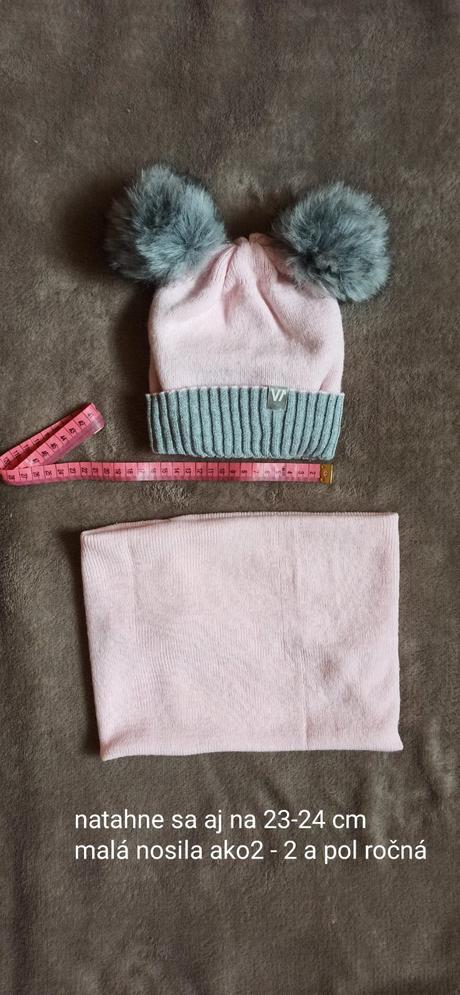 Set čiapka s nákrčníkom cca.2 roky, 92
