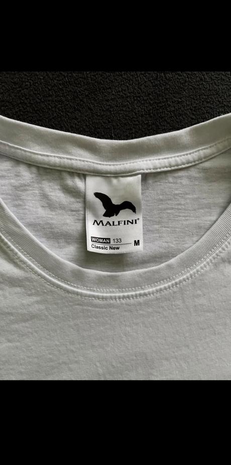 Tričko s nápisom na chrbte, m